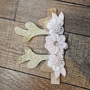 Baby deer antler headband